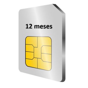 12 meses pack de datos red móvil 4G para GPS portátil