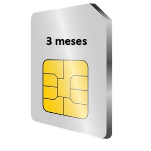3 meses pack de datos red móvil 4G para GPS portátil